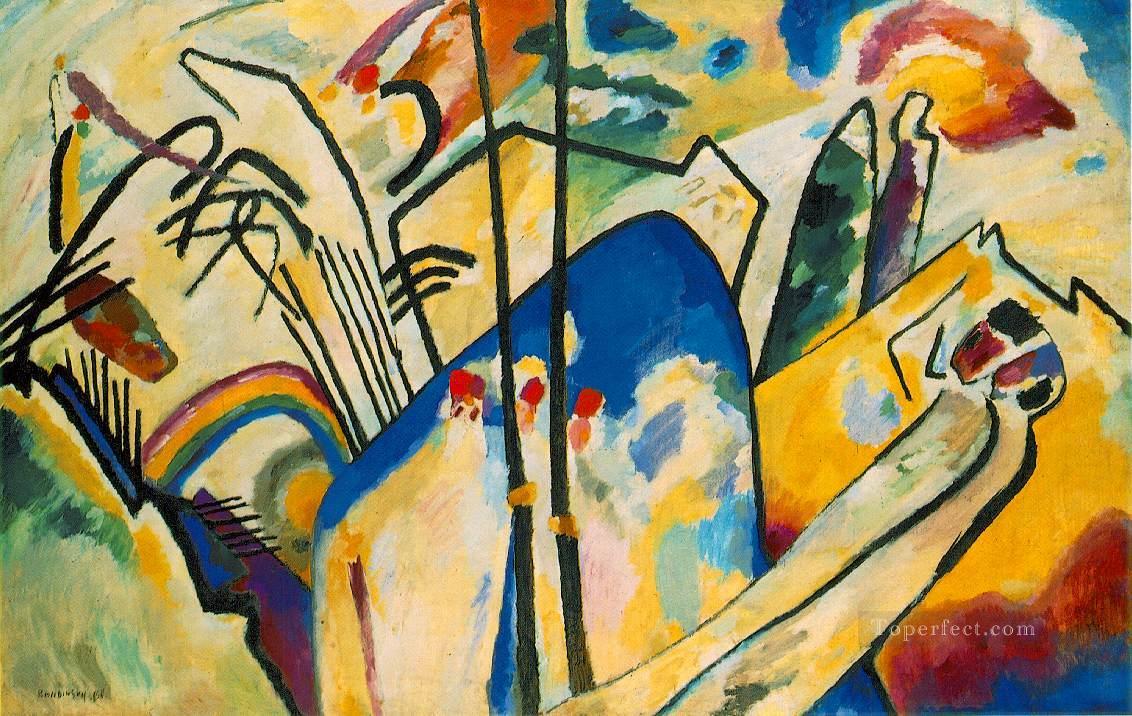 Composition IV Expressionism abstract art Wassily Kandinsky Oil Paintings